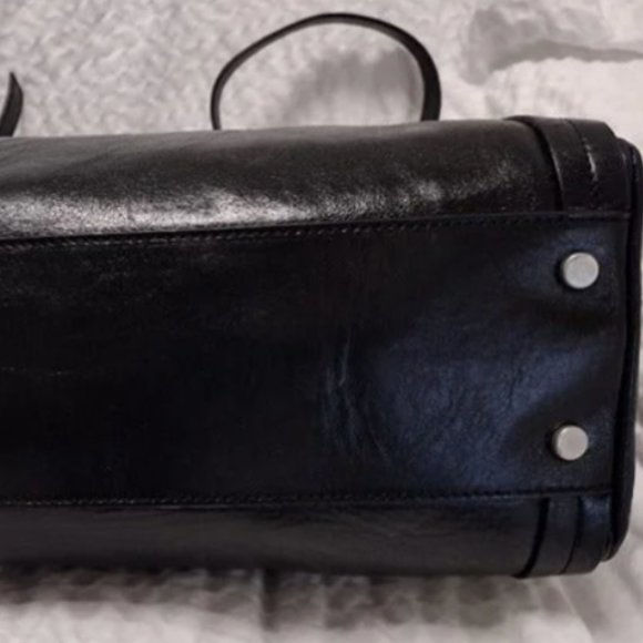 SOLD Lia Numa Made in Italy Leather Kiss Lock with Detachable Crossbody Strap - Picture 6 of 7